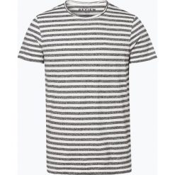 Review - T-shirt męski, czarny. Czarne t-shirty męskie Review, xl, w paski, eleganckie, bez kołnierzyka. Za 59,95 zł.