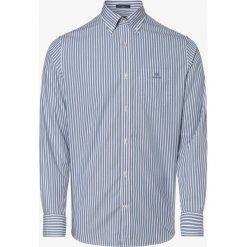 Gant - Koszula męska, niebieski. Niebieskie koszule męskie GANT, xl, w paski, biznesowe, bez kołnierzyka, bez rękawów. Za 379,95 zł.