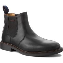 Sztyblety GANT - Spencer 17651886 Black G00. Czarne sztyblety męskie GANT, ze skóry, bez zapięcia. W wyprzedaży za 439,00 zł.