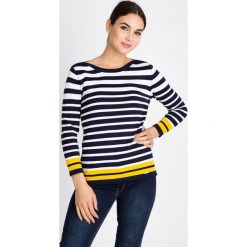 Paski damskie: Lekki sweter w paski QUIOSQUE