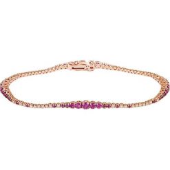 Bransoletki męskie: Złota Bransoletka – złoto żółte 750, Brylant 0,55ct…