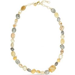 Piękny Naszyjnik - złoto 750, Brylant 0,08ct,kwarc rutylowy. Żółte naszyjniki damskie W.KRUK, z kwarcem, złote. Za 37900,00 zł.