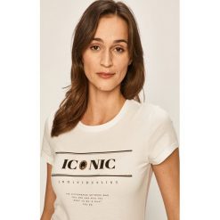Only - T-shirt. Zielone bluzki damskie ONLY, s, z nadrukiem, z bawełny, z okrągłym kołnierzem. Za 69,90 zł.