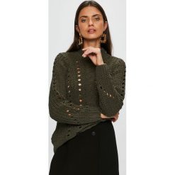 Vero Moda - Sweter Nila. Zielone swetry oversize damskie marki Vero Moda, s, z poliesteru. W wyprzedaży za 69,90 zł.