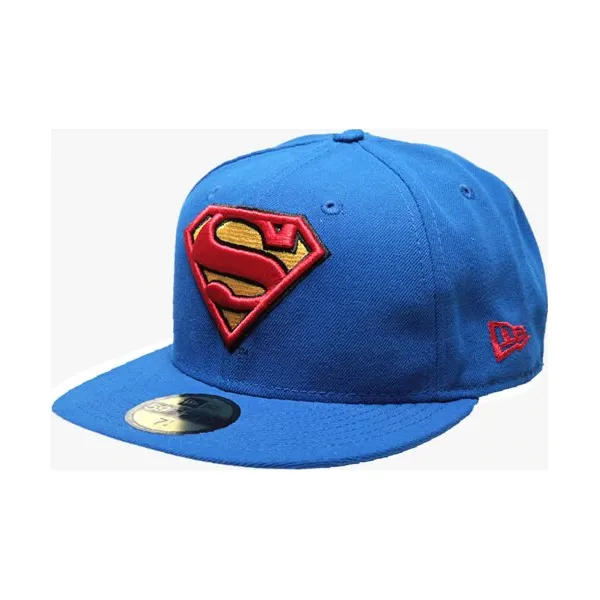 New Era Czapka Character Bas Superman , niebieski, rozmiar 7 1/4. Niebieskie czapki damskie New Era, z motywem z bajki, z bawełny. W wyprzedaży za 99,99 zł.