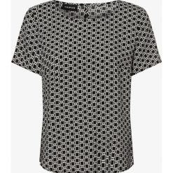 Taifun - Bluzka damska, czarny. Czarne bluzki damskie Taifun, z nadrukiem, z materiału, bez kołnierzyka, bez rękawów. Za 229,95 zł.