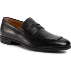 Półbuty BOSS - Kensington 50385069 10201737 Black 001. Czarne buty wizytowe męskie Boss, ze skóry, bez zapięcia. Za 1289,00 zł.