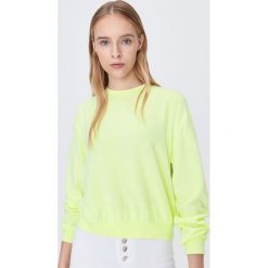 Sweter o sportowym kroju - Żółty. Żółte swetry damskie Sinsay, s, bez wzorów, sportowe, bez rękawów, bez kaptura. W wyprzedaży za 25,99 zł.