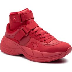 Sneakersy TOMMY HILFIGER - LEWIS HAMILTON Varsity Chunky Mid Sneaker FM0FM02521 Haute Red XBE. Czerwone sneakersy męskie TOMMY HILFIGER, bez zapięcia. W wyprzedaży za 399,00 zł.