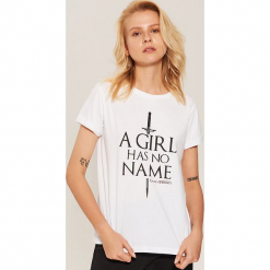 Koszulka Game of Thrones - Biały. Białe t-shirty damskie House, l. Za 39,99 zł.