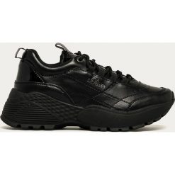 S. Oliver - Buty. Czarne buty sportowe damskie S.Oliver, bez wzorów, z gumy, sportowe. Za 239,90 zł.