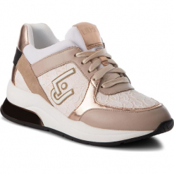 Sneakersy LIU JO - Karlie 05 B68003 TX002 Nude 51315. Brązowe sneakersy damskie Liu Jo, z materiału. Za 649,00 zł.