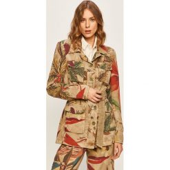 Desigual - Kurtka. Kurtki damskie Desigual, s, w paski, z bawełny, krótkie. Za 499,90 zł.