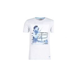 T-shirty z krótkim rękawem Jack Jones JORDENGER. Białe t-shirty męskie Jack & Jones, s, bez wzorów, bez kołnierzyka, krótkie. Za 79,00 zł.