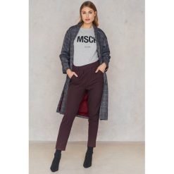 Spodnie z wysokim stanem: Sparkz Spodnie Macon – Red