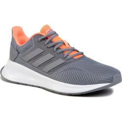 Buty adidas - Runfalcon EG8628 Grey/Grey/Sigcor. Szare buty sportowe damskie Adidas, bez wzorów, z tworzywa sztucznego, sportowe, do biegania. Za 199,00 zł.