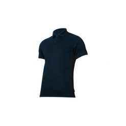 Koszulka Polo męska granatowo czarna 190g bawełna Lahti Pro L40320 L. Niebieskie koszulki męskie Lahti Pro, s, bez wzorów, z bawełny, polo, bez rękawów. Za 34,00 zł.