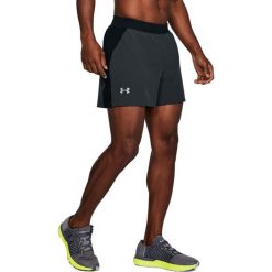 Spodenki sportowe męskie: Under Armour Szorty męskie Speedpocket swft 5″ szare r. S (1305209-008)