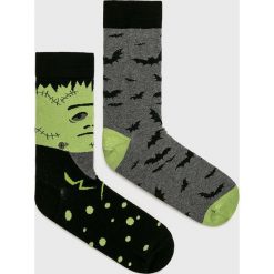 Medicine - Skarpety Halloween (2-pack). Szare skarpetki męskie marki MEDICINE, bez wzorów, z elastanu. Za 29,90 zł.
