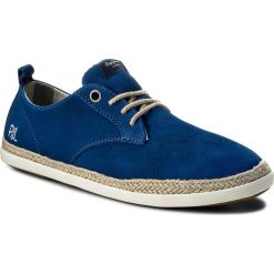 Espadryle męskie: Espadryle PEPE JEANS – Maui Laces Suede PMS10225 Lagoon 539