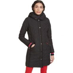 Desigual Leicester Płaszcz Czarny. Czarne kurtki damskie Desigual, bez wzorów, z materiału. Za 895,95 zł.