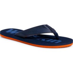 Japonki JACK WOLFSKIN - Eezy M 4039511 Dark Blue/Orange. Niebieskie klapki męskie Jack Wolfskin, bez wzorów, ze skóry ekologicznej. W wyprzedaży za 99,00 zł.