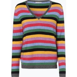 Apriori - Sweter damski z mieszanki jedwabiu i kaszmiru, szary. Niebieskie swetry klasyczne damskie marki Apriori, l. Za 449,95 zł.