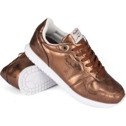 Sneakersy Pepe Jeans Gable Plain. Brązowe sneakersy damskie Pepe Jeans, z jeansu. Za 129,00 zł.