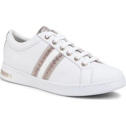 Sneakersy GEOX - D Jaysen A D921BA 085NF C1ZH8 White/Rose Gold. Białe półbuty damskie Geox, ze skóry. Za 479,00 zł.
