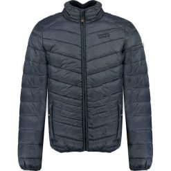 Kurtka przejściowa w kolorze granatowym. Niebieskie płaszcze męskie Canadian Peak, s, z aplikacjami, bez kaptura. W wyprzedaży za 175,95 zł.