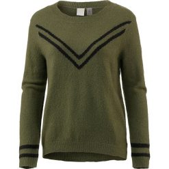 Sweter w kolorze zielonym. Zielone swetry damskie Street & Sports Wear, xs, bez wzorów, ze splotem, bez rękawów, bez kaptura. W wyprzedaży za 128,95 zł.