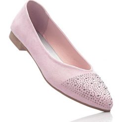 Baleriny bonprix stary jasnoróżowy. Czerwone baleriny damskie bonprix. Za 54,99 zł.