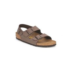Sandały Birkenstock MILANO. Pomarańczowe sandały męskie Birkenstock, bez zapięcia. Za 349,00 zł.