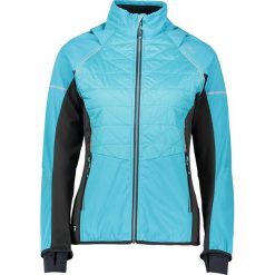 Kurtka softshellowa 2w1 w kolorze niebieskim. Niebieskie kurtki damskie CMP Women, s, bez wzorów, z materiału, bez kaptura, primaloft. W wyprzedaży za 259,95 zł.