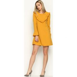 Sukienki: Żółta Sukienka Female