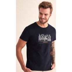 T-shirt w kolorze granatowym. Niebieskie t-shirty męskie TATUUM, xl, bez wzorów, z okrągłym kołnierzem. W wyprzedaży za 49,95 zł.