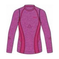 Topy sportowe damskie: Brugi Koszulka damska SEAMLESS różowa r. XL (2RAV)
