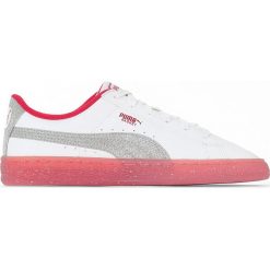 Trampki Iced Glitter. Białe buty dziewczęce sportowe Puma, z kauczuku, na sznurówki. Za 272,96 zł.
