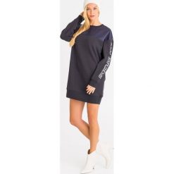 SUKIENKA CACIO sportmax code maxmara. Niebieskie sukienki damskie Sportmax Code, na imprezę, xs, z aplikacjami, z materiału, z okrągłym kołnierzem, bez rękawów, mini. Za 491,40 zł.