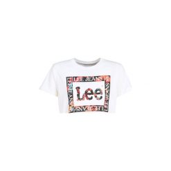 T-shirty z krótkim rękawem Lee FLORAL GRAPHIC TEE. Białe t-shirty damskie marki Lee, s, bez wzorów, bez kołnierzyka. Za 149,00 zł.