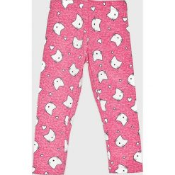 Blukids - Legginsy dziecięce 98-134 cm. Czerwone spodnie dziewczęce Blukids, bez wzorów, z elastanu. W wyprzedaży za 29,90 zł.
