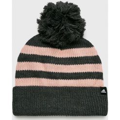 Adidas Performance - Czapka. Szare czapki damskie adidas Performance, bez wzorów, z poliesteru. W wyprzedaży za 59,90 zł.