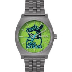 Zegarek kwarcowy "Time Teller" w kolorze zielono-srebrnym. Szare, analogowe zegarki męskie Nixon, srebrne. W wyprzedaży za 179,95 zł.