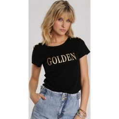 Czarny T-shirt Elitai. Czarne bluzki damskie Renee, s, bez wzorów, bez kołnierzyka, bez rękawów. W wyprzedaży za 69,99 zł.