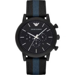 Emporio Armani - Zegarek AR1948. Czarne zegarki męskie marki Emporio Armani, ze stali. W wyprzedaży za 769,90 zł.