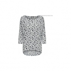 Bluzki Only JERSEY onlELCOS 4/5 AOP TOP JRS NOOS. Szare topy damskie ONLY, m, z jersey. Za 131,92 zł.