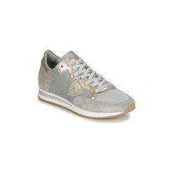 Buty Philippe Model TROPEZ BASIC. Szare trampki i tenisówki damskie marki Philippe Model, bez wzorów, bez zapięcia. Za 1099,00 zł.