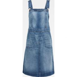 G-Star Raw - Sukienka jeansowa. Niebieskie sukienki damskie G-Star RAW, na co dzień, s, bez wzorów, z bawełny, retro, z dekoltem karo, bez rękawów, mini, rozkloszowane. Za 649,90 zł.