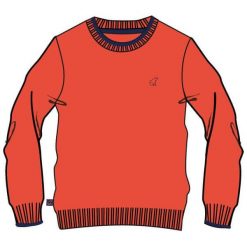North Pole Sweter Chłopięcy 110 Czerwony. Czerwone swetry chłopięce North Pole, bez wzorów, bez kołnierzyka. Za 108,00 zł.
