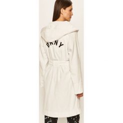 Dkny - Szlafrok. Białe szlafroki damskie DKNY, s, z nadrukiem, z bawełny, bez rękawów, bez kaptura. Za 489,90 zł.